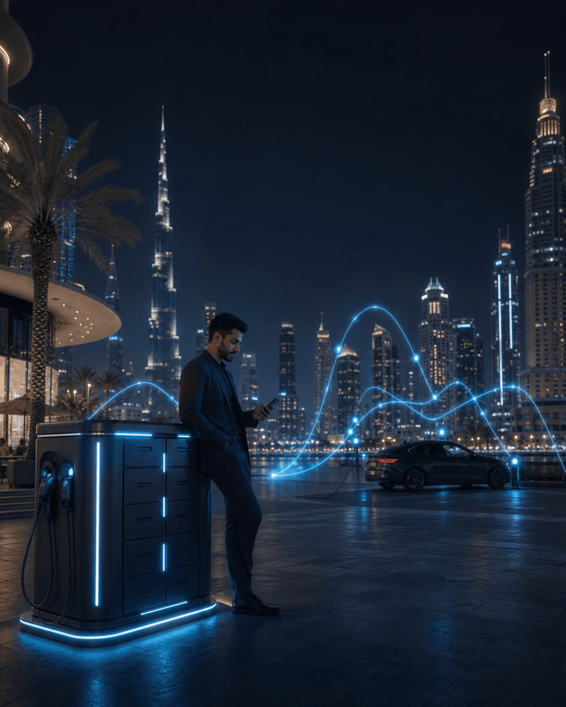 Soudian mobile energy node in a connected city